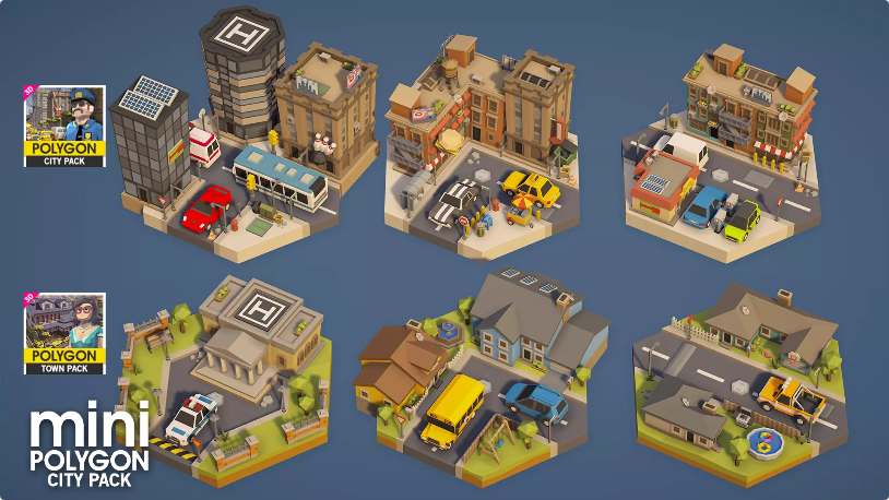 Screenshot_2020-06-08 POLYGON MINI - City Pack 3D 外观 Unity Asset Store(2).png